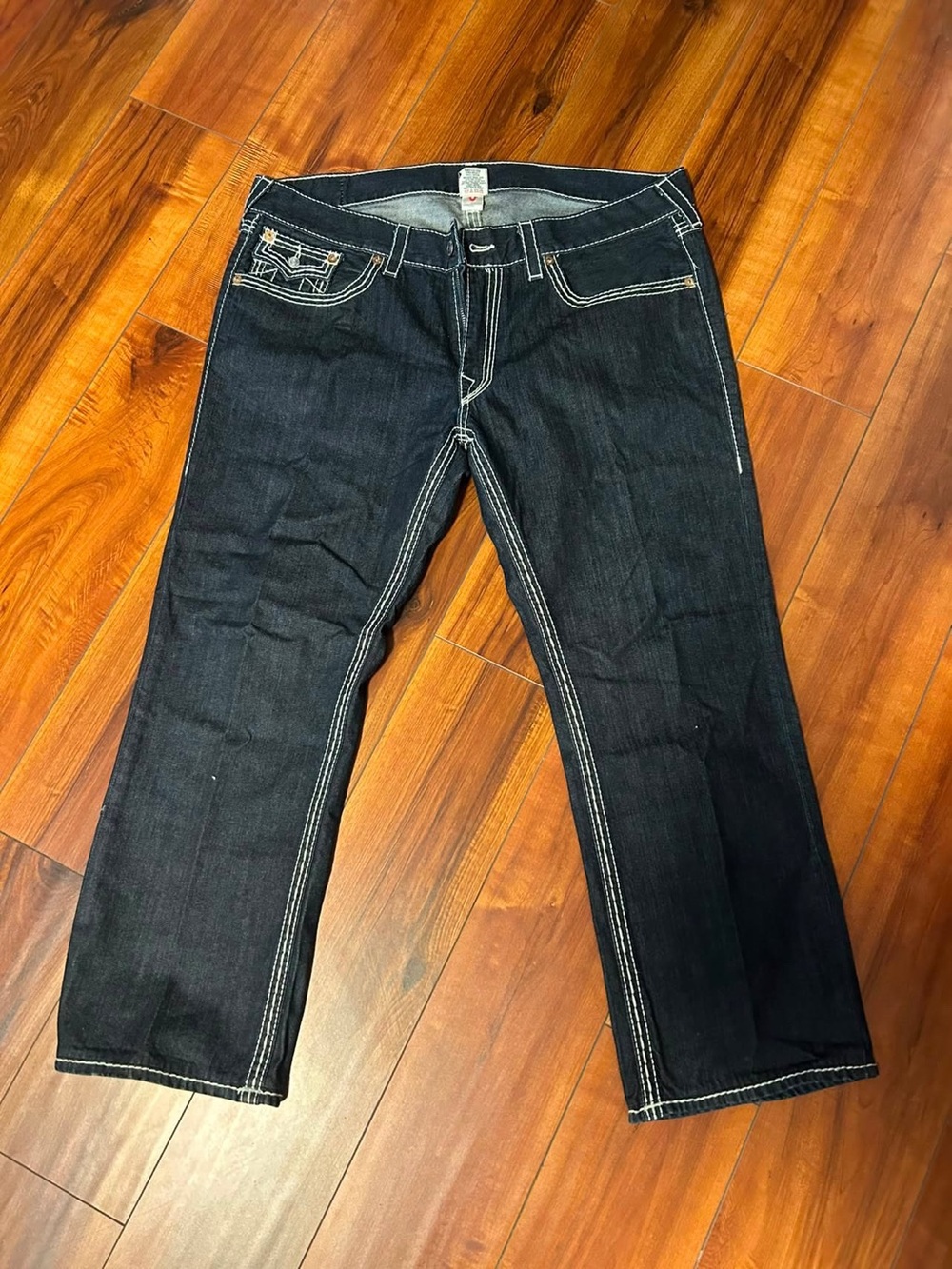 True religion dark wash jeans straight leg
